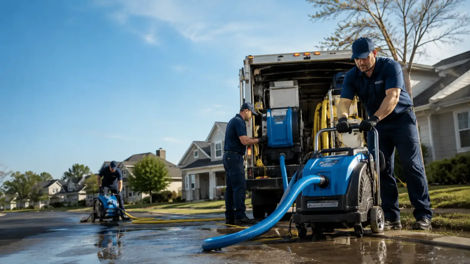 Flood Damage Cleanup in De Tour Village, MI